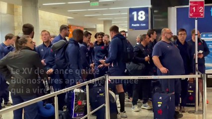 Le XV de France quitte l'Argentine après sa tournée d'enfer