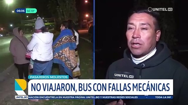 Pasajeros esperaron varias horas a otro bus y poder viajar