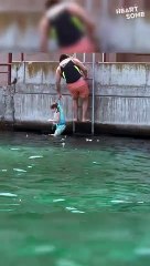 Husband Swims for Her Mojito! Love Story on the High Seas