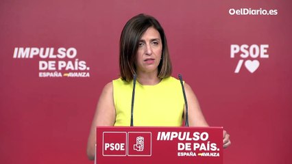 El PSOE pide al PP que apoye la reforma de la ley de extranjería como "prueba del algodón" de su ruptura con Vox