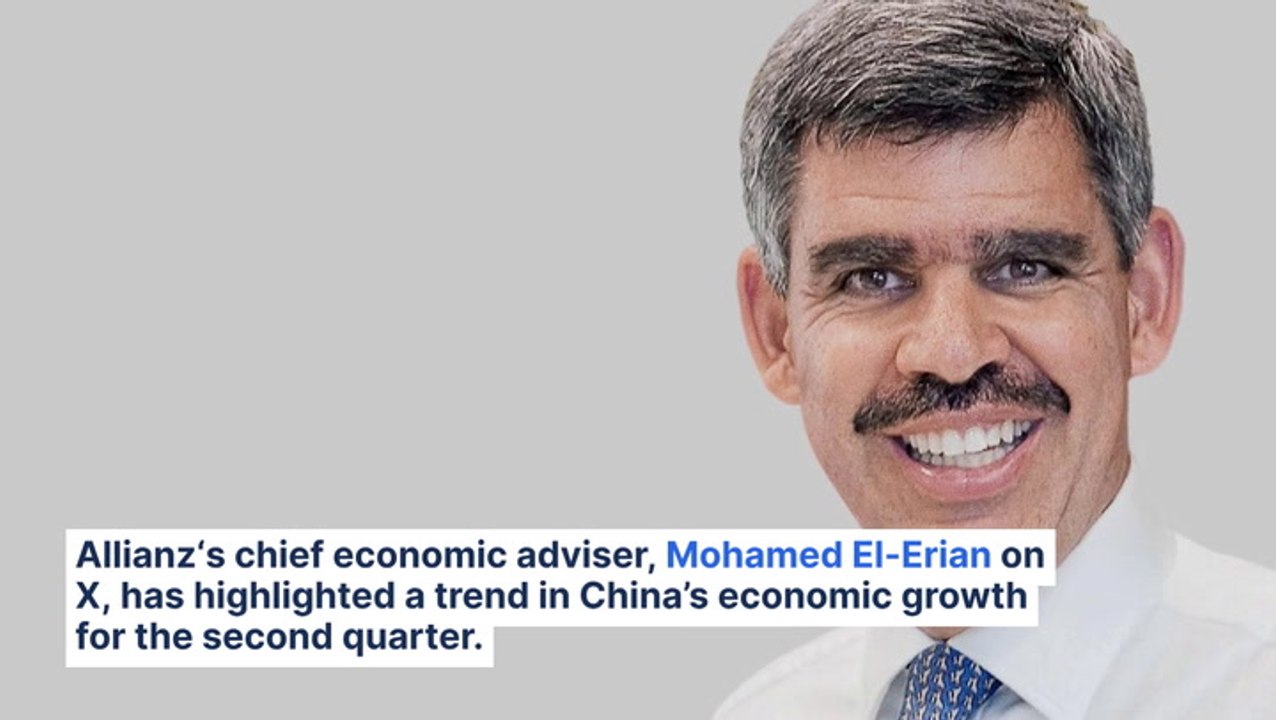 Mohamed El-Erian Notes China's Q2 GDP Growth Disappoints At 4.7% Amid Real Estate Woes
