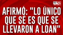 Macarena rompió el silencio en Crónica: "Lo único que sé es que se llevaron a Loan"