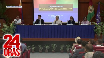 Saligang Batas, dapat amyendahan kung maisasabatas ang Divorce Bill ayon sa isa sa framers ng 1987 Constitution | 24 Oras