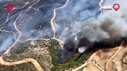 İzmir ve Manisa'daki yangınlar büyüdü, bölgeden tahliyeler başladı!