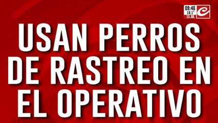 Caso Loan: nuevos operativos con perros de rastreo en 9 de Julio