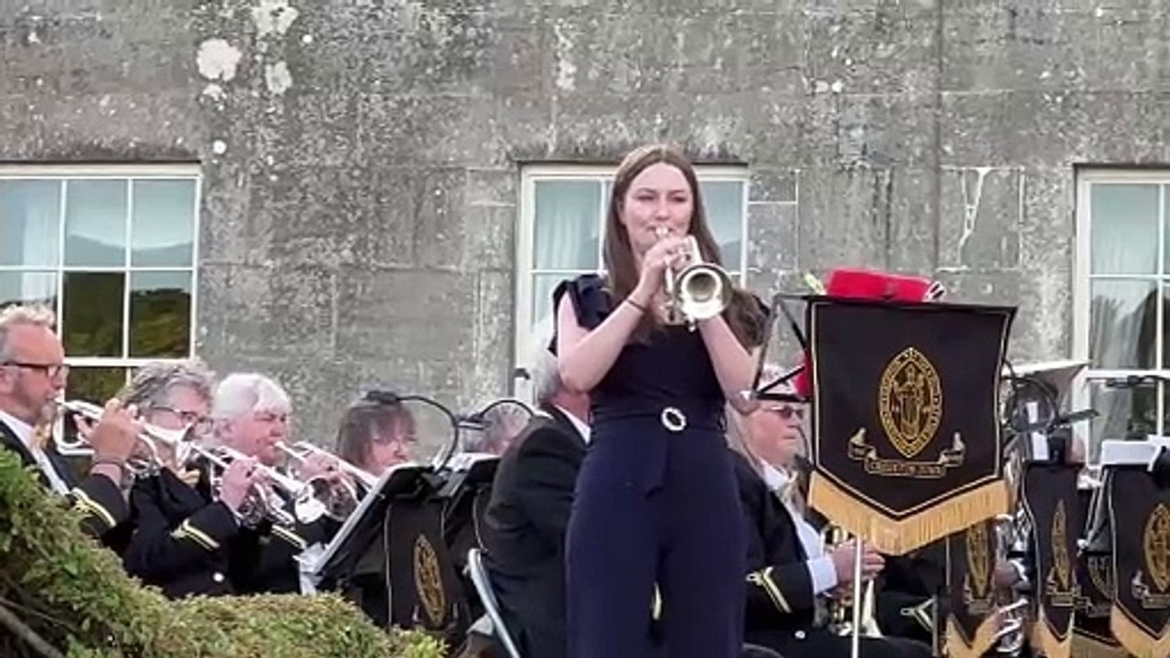 Another performance from guest soloist Megan Newbery and Crediton Town Band at Crediton Proms, video Alan Quick IMG_7133