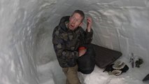 Camping in Alaska's Deepest Snow with a Dugout Survival Shelter