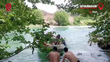 Piknik keyfi kabusa dönüştü! Dicle Nehri'nde korkutan anlar