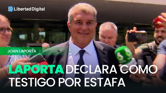 Laporta declara como testigo por presunta estafa en el Juzgado de Barcelona