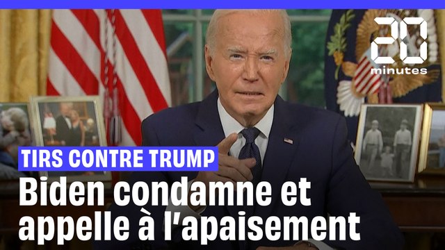 Tentative d'assassinat contre Donald Trump : Biden condamne et appel à l'apaisement