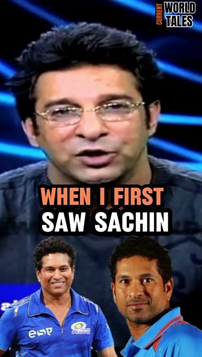 Wasim Akram about Sachin Tendulkar