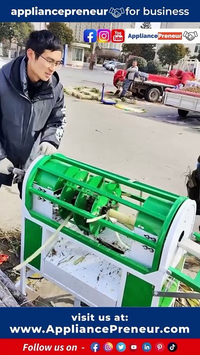Innovative Automatic Sugarcane Peeling Machine #sugarcrane Introducing the agricultural technology- the Innovative Automatic Sugarcane Peeling Machine! Designed to revolutionize the sugarcane processing industry, t