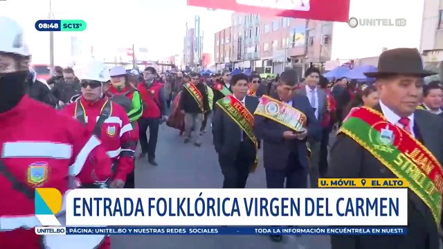 El Alto: Arranca la entrada folklórica en honor a la Virgen del Carmen