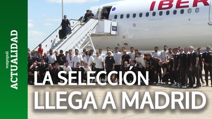La Selección Española de Fútbol ya está en Madrid