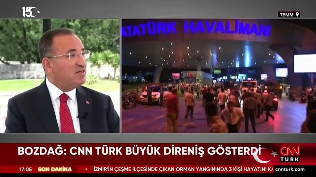 Bekir Bozdağ'dan 15 Temmuz değerlendirmesi: CNN TÜRK büyük direniş gösterdi