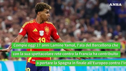 Euro 2024: Yamal oggi 17 anni, domani la finale
