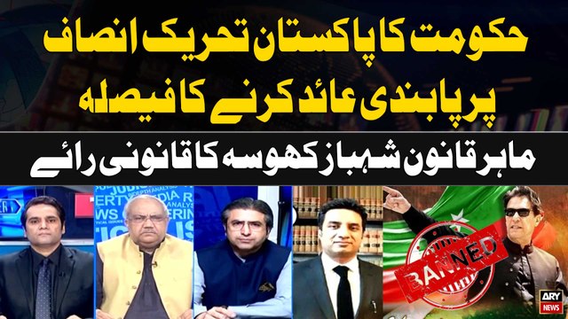 Govt Decides To Ban PTI & Article 6 Against Imran Khan, Qasim Suri, Arif Alvi | shahbaz khosa's Analysis