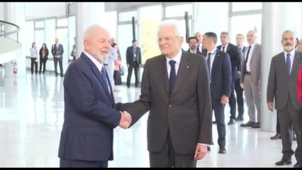 Italia-Brasile, Mattarella da Lula a palacio do Planato