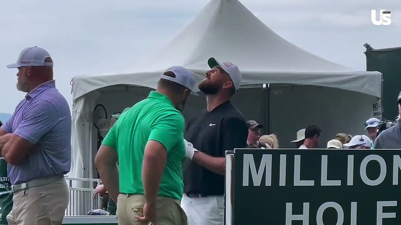 Watch Travis Kelce Dance to Taylor Swift’s ‘Shake It Off’ During Charity Golf Tournament