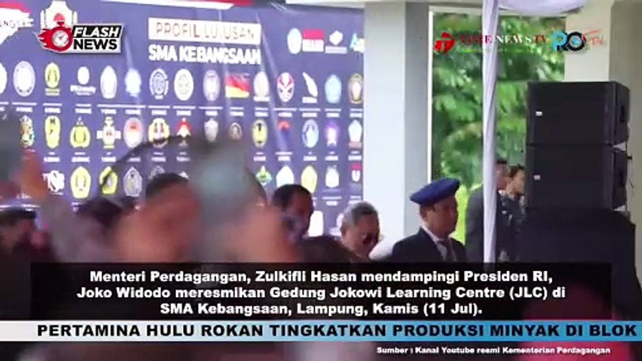 Peresmian Gedung Jokowi Learning Centre