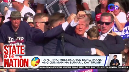 U.S. Pres. Biden, pinaiimbestigahan kung paano nakalapit ang gunman na bumaril kay Trump | SONA