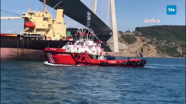 İstanbul Boğazı’nda sürüklenen gemi demirletildi