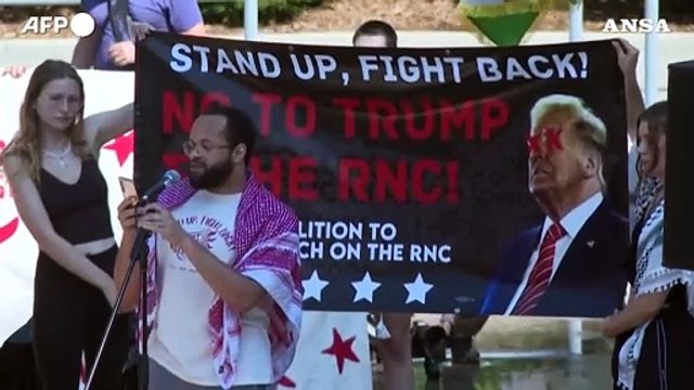 Usa, a Milwaukee proteste contro Trump e la convention repubblicana