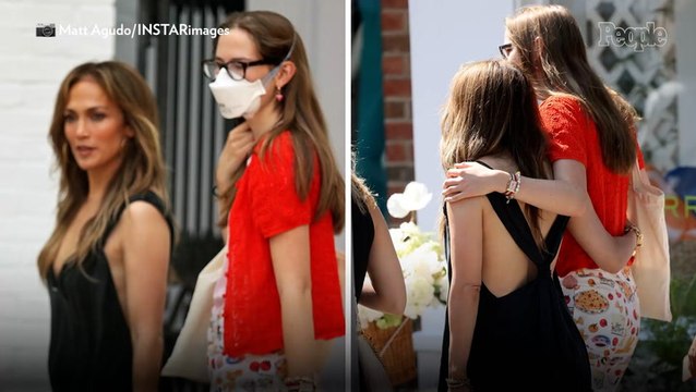 Jennifer Lopez and Violet Affleck Walk Arm-in-Arm in Hamptons as Ben Affleck Rides His Motorcycle in L.A.