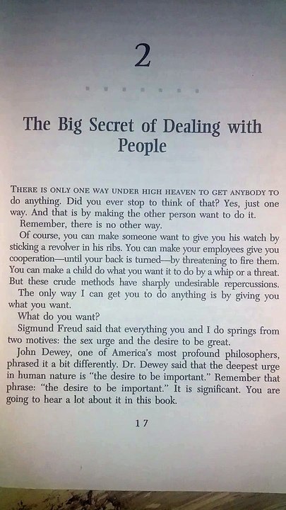 The big secret of dealing with people : how to win friends & influence people