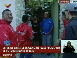En el edo. Carabobo 27 líderes de calle se organizan para promover el voto mediante el 1x10