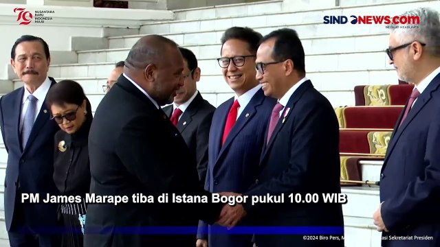 Presiden Jokowi Terima Kunjungan PM Papua Nugini James Marape di Istana Bogor