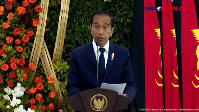 Jokowi Sampaikan Duka Cita atas Musibah Longsor dan Siap Beri Bantuan Usai Bertemu PM James Marape