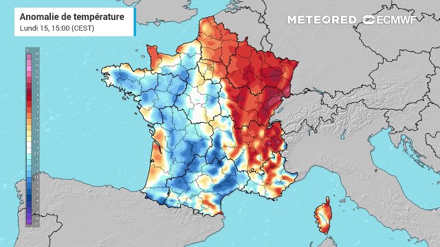 Chute des températures en France cet après-midi !