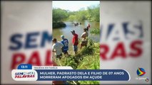 Três pessoas da mesma família morrem afogadas em Caruaru