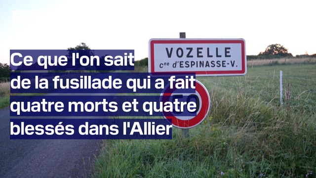 Ce que l'on sait de la fusillade qui a fait quatre morts et quatre blessés lors d'une fête dans l'Allier