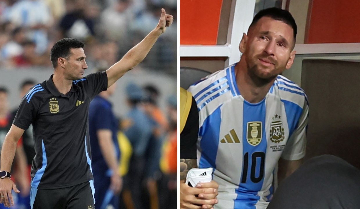 Scaloni se rinde ante Messi: "Quiere jugar siempre,hasta lesionado, para no fallar a sus compañeros"
