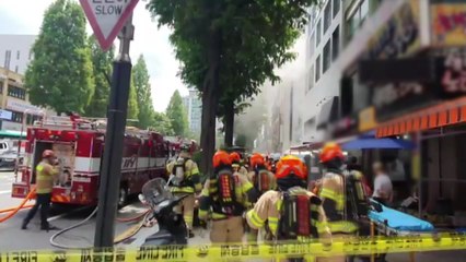 서울 화곡동에서 불...1시간 반 만에 진화 / YTN