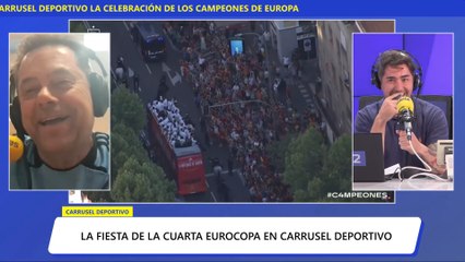 "Lo siento": una fan de la Selección da 'un palo' a Roncero desde Cibeles y él aparece por sorpresa y responde