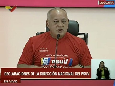 Primer Vpdte. del PSUV condenó hechos violentos en contra del expresidente Donal Trump