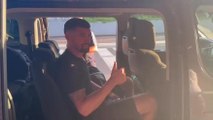 Roma, ecco l'arrivo di Mathew Ryan a Fiumicino