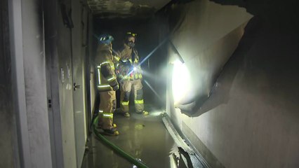 서울 석촌동 호텔 불, 한때 대응 1단계...11명 다쳐 / YTN