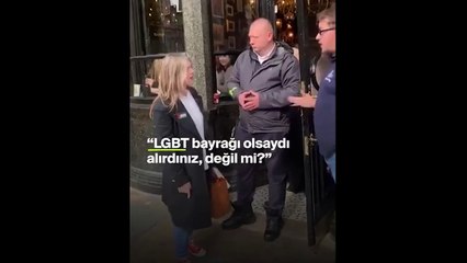 Filistin rozeti ile restorana almadılar! İşte Avupa'nın iki yüzlülüğünü ifşa eden video