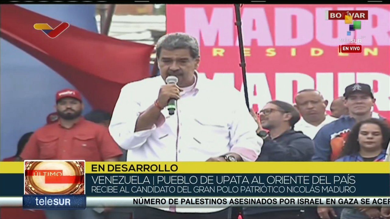 Población del oriente venezolano respalda políticas del presidente Nicolás Maduro