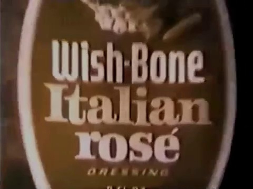 1971 Rocky Graziano for Wishbone Italian Rose dressing TV commercial