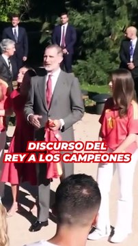 La felicitación del Rey a los campeones