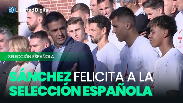 Sánchez ha felicitado a la selección española por su triunfo en la Eurocopa 2024