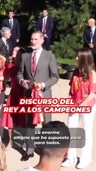 La felicitación del Rey a los campeones