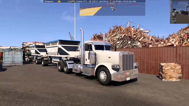 Scrap Metal Transportation - Origin: Oakland * Destination: Modesto #Peterbilt 389 #Trucks #ETS2 Updates 1.50- American Truck Simulator