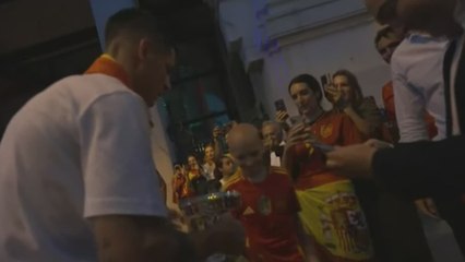 El emotivo momento de Morata con María