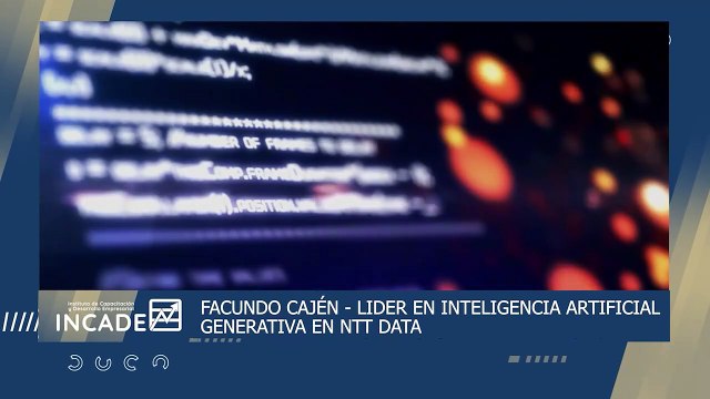 Facundo Cajen, quien es líder en Inteligencia Artificial generativa en Ntt Data